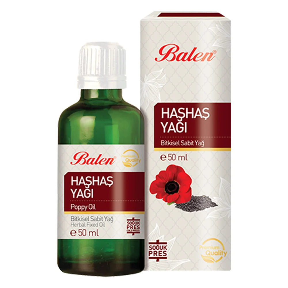 Balen Haşhaş Yağı (Soğuk Pres) 50 ML